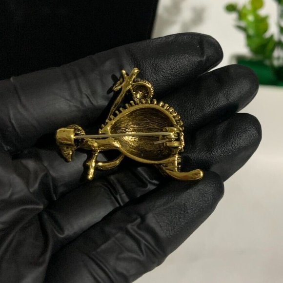 Walking Tortoise Brooch Women Clothes Accessories Crystals Turtle Brooch - Picture 2 of 6